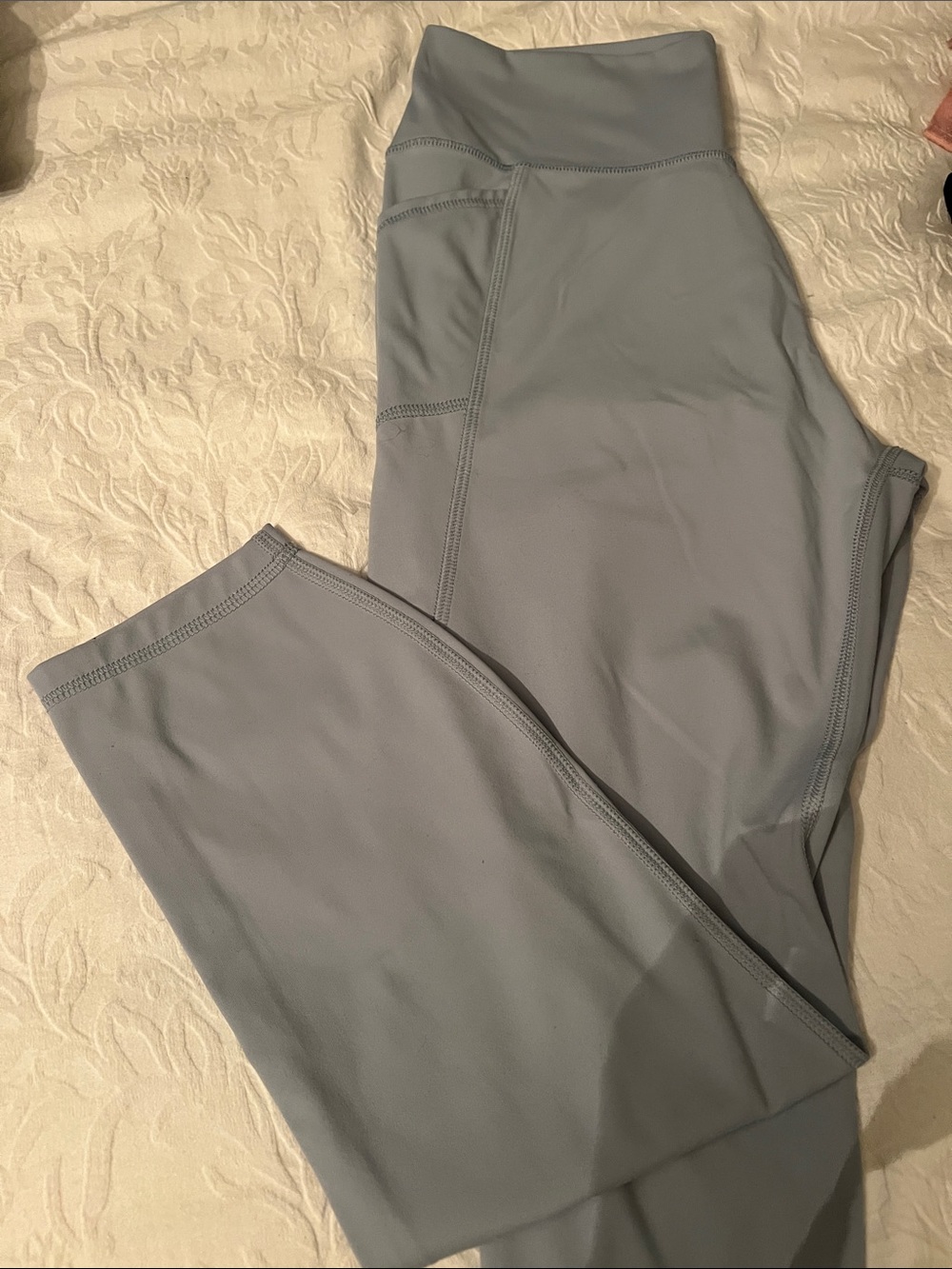 Gottex Light Gray High-Waist Leggings